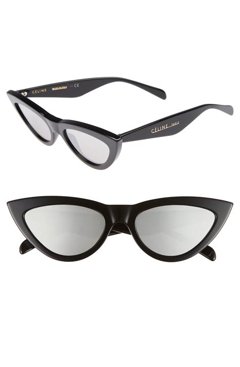 sunglass hut celine cat eye|celine 56mm cat eye sunglasses.